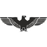 Sticker Usta Kartal Sticker 00455 Siyah 35 x 10 cm STİCKERFABRİKASIeb73f722-a3048-35x10