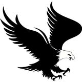 Sticker Usta Kartal Sticker Siyah 15x15 60 x 60 cm
