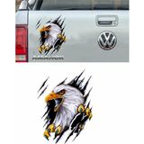 Sticker Usta Kartal Vahşi Pençe Beşiktaş Karakartal Araba Oto Motosiklet Sticker 00045 - 15x11 Cm - Renkli