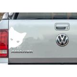 Sticker Usta Kedi 00428 Beyaz 10x8 Cm 80 x 64 cm