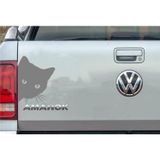 Sticker Usta Kedi 00428 Gri 30x23 Cm 80 x 61 cm