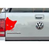 Sticker Usta Kedi 00428 Kırmızı 10x8 Cm 80 x 64 cm