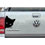Sticker Usta Kedi 00428 Siyah 30x23 Cm 60 x 46 cm