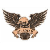 Sticker Usta Kişiye Özel Kartal Sticker - 00070 Renkli 30x21 Cm 45 x 31 cm StickerDizayn00a6d701-ddc-45x31