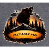 Sticker Usta Kişiye Özel Vahşi Kartal Sticker - 03018 Renkli 12x9 Cm