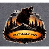Sticker Usta Kişiye Özel Vahşi Kurt Sticker - Vahşi Hayat 4x4 Off Road Adventure Sticker - Araba Oto Motosiklet Karavan Cam Sticker 03018 - Renkli - 25x20 Cm