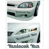 Sticker Usta Kişiye Özel Yazı 2 Adet Isim Soyisim Sticker 00096 - 15 Cm - Gri