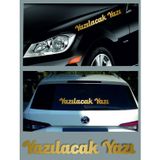 Sticker Usta Kişiye Özel Yazı 2 Adet Isim Soyisim Sticker 00096 - 30 Cm - Altın