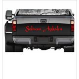 Sticker Usta Kişiye Özel Yazı 2 Adet Isim Soyisim Sticker 02105 - 50 Cm - Kırmızı