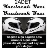 Sticker Usta Kişiye Özel Yazı Sticker Kişiselleştirilebilir Yazı Isim Soyisim Ad Soyad Sticker Oto Araba Motosiklet Kask Sticker 00204 - Siyah - 20 Cm