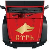 Sticker Usta Kurt ve Göktrkçe Türk Sticker - 00261 Altın 50X45 CM