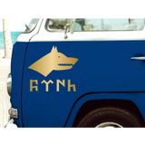 Sticker Usta, Kurt ve Göktrkçe Türk Sticker - 00261 Altın 80x73 Cm 60 x 55 cm StickerDizayncc807fdc-38b-60x55