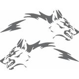 Sticker Usta Kurt Yan Gövde Kurt Çamurluk Üstü Gri 35 x 13 cm stickerustac2e9b9bc-c04-35x13