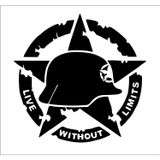 Sticker Usta Off Road Army Offroad Askeri Yıldız Sticker 00922 Siyah 16 x 16 cm