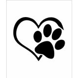 Sticker Usta Pati Köpek Kedi Patisi Araba Oto Motosiklet Sticker 00436 - 30x25 Cm - Siyah