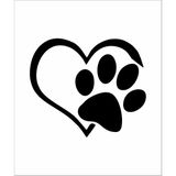 Sticker Usta Pati Köpek Kedi Patisi Araba Oto Motosiklet Sticker 00436 - 99x84 Cm - Siyah