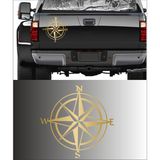 Sticker Usta Pusula 4x4 Offroad Adventure Kamp Araba Oto Karavan Motosiklet Sticker 00080 - 25x25 Cm - Altın