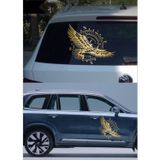 Sticker Usta Pusula Kartal Off Road Sticker, 02521 Altın 60x60 Cm