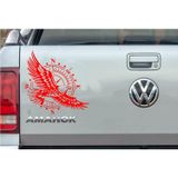 Sticker Usta Pusula Kartal Off Road Sticker, 02521 Kırmızı 40x40 Cm 55 x 55 cm StickerDizayn7616d7ec-609-55x55
