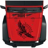 Sticker Usta Pusula Kartal Off Road Sticker, 02521 Siyah 100x100 Cm 80 x 80 cm StickerDizayn1432b822-4dd-80x80