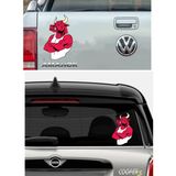 Sticker Usta Red Bull Kızıgın Boğa Araba Oto Motosiklet Karavan Sticker 01880 - 10x6,5 Cm - Renkli