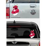 Sticker Usta Red Bull Kızıgın Boğa Araba Oto Motosiklet Karavan Sticker 01880 - 12x7,5 Cm - Renkli