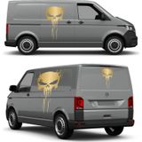 Sticker Usta The Punisher Sticker 00201 Altın 30x20 Cm 35 x 23 cm stickerusta67cbf812-2f9-35x23