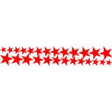 Sticker Usta Tuğra Reklam Yıldız Takım Sticker Kırmızı 48 x 36 cm