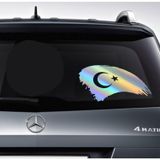 Sticker Usta Türk Bayrağı Araba Oto Motosiklet Karavan 4x4 Sticker 00786 Hologram 60x30 Cm