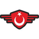 Sticker Usta Türk Bayrağı Arma 30x15 cm Dış Ortam Kullanımı İçin Kaliteli Yapışkanlı Tasarım