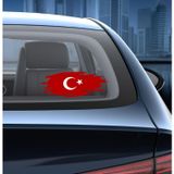 Sticker Usta Türk Bayragı Ay Yıldız Yırtıklı Paçalı Türk Bayrağı Türk Bayrak Sticker 00362 Kırmızı 10x4 Cm 55 x 22 cm stickerusta0edc2ecd-b2a-55x22