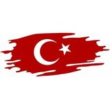 Sticker Usta Türk Bayragı Ay Yıldız Yırtıklı Paçalı Türk Bayrağı Türk Bayrak Sticker 00362 Kırmızı 40x16 Cm 45 x 18 cm stickerustaf60da8ff-31f-45x18