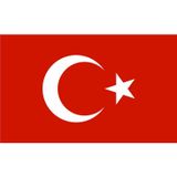 Sticker Usta Türk Bayrağı Sticker - 18002 Kırmızı 25 x 15 cm 18002955-25x15