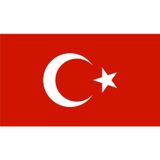 Sticker Usta Türk Bayrağı Türkiye Bayrağı Sticker Renkli 13 x 8 cm