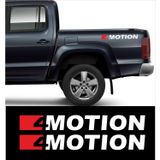 Sticker Usta Volkswagen 4 Motion Sticker 2 Adet 00600 Beyaz 60x7 Cm