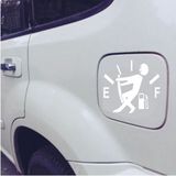 Sticker Usta Yakıt Deposu Kapağı Araba Oto Motosiklet Sticker 00023 - 12x9,5 Cm - Beyaz