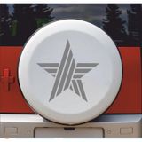 Sticker Usta Yıldız 4x4 Off Road Adventure Kamp Sticker Araba 00059 Gri 30x30 Cm 50 x 50 cm