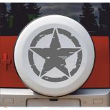Sticker Usta(23977) Askeri Yıldız Army Star Sticker - 00677 Gri 20x20 Cm 45 x 45 cm stickerusta1c79fca8-b12-45x45