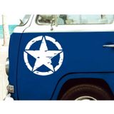 Sticker Usta(23991) Askeri Yıldız Army Star Sticker - 00677 Beyaz 30x30 Cm 100 x 100 cm stickerusta05bc3925-04d-100x100