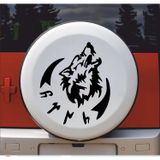 Sticker Usta(24050) Kurt ve Göktürkçe Türk Yazısı Gökbörü Sticker - 00758 Siyah 25x21 Cm 45 x 38 cm stickerusta1fcec822-a1d-45x38