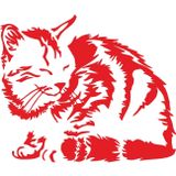 Sticker Usta(24465) Kedi Sticker 00425 Renkli 21 x 25 cm STİCKERFABRİKASIeb73f722-a2794-21x25