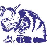 Sticker Usta(24468) Kedi Sticker 00425 Renkli 17,5 x 15 cm