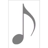 Sticker Usta(3567) Müzik Nota Sticker 00806 Renkli 35 x 20 cm STİCKERFABRİKASIeb73f722-a6028-35x20