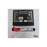 Sticker Works Turkish Aerospace Industries Motor Plakalık - Kırmızı Beyaz