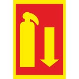 Sticker Yangın Tüpü Levhası