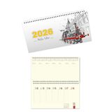 StickerArt 2026 Haftalık Masa Takvimi Masa Sümeni Büyük Boy 33x16 cm