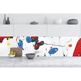 StickerArt Boyama 60x400 cm Mutfak Tezgah Arası Folyo Fayans Kaplama Folyosu
