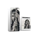 StickerArt Buzdolabı ve Bulaşık Makinası Beyaz Eşya Kaplama Çingene Kız Sticker
