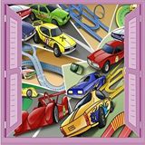 Stickerart Çocuk Odası Bebek Odası Pencere Poster Duvar Kağıdı Arabalar Çok Renkli