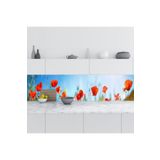 StickerArt Gelincikler 60x500 cm Mutfak Tezgah Arası Folyo